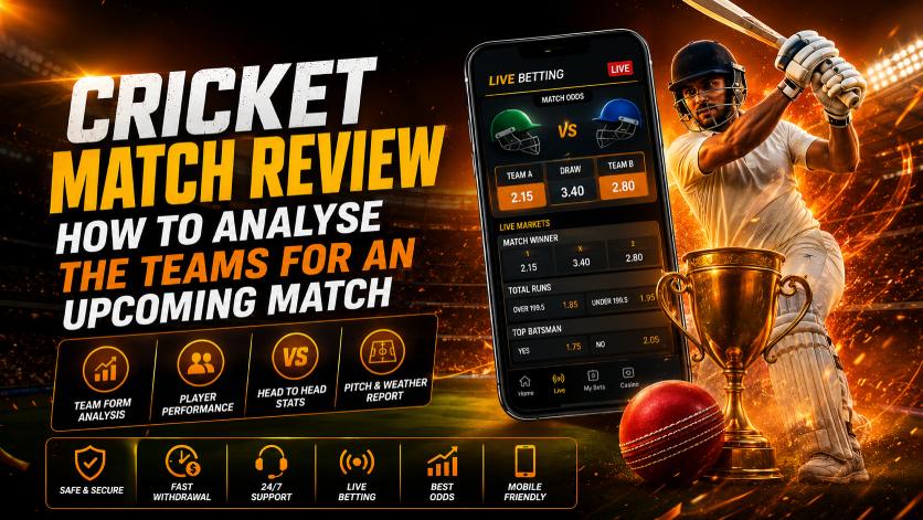 Cricket Match Review How To Analyse the Teams for an Upcoming Match